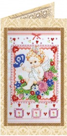 Набор - открытка для вышивки бисером Нежный ангелочек Абрис Арт АО-132 - 97.00грн.