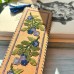 Набор для вышивки нитками на крафтовом картоне Wonderland Crafts Закладка - Черника WLZ-006