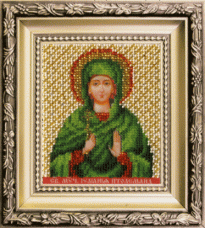Набор для вышивки бисером Икона святая мученица Иулиания Птолемаидская Чарiвна мить (Чаривна мить) Б-1222