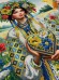Схема вышивки бисером на габардине Бисер Арт Украиночка 30х40-В593 Biser-Art 30х40-В593