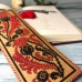 Набор для вышивки нитками на крафтовом картоне Wonderland Crafts Закладка - Чертополох WLZ-014
