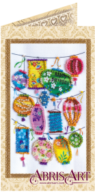 Набор-открытка для вышивки бисером Фонарики желаний Абрис Арт АО-146 - 94.00грн.