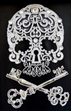 Набор для вышивки бисером на габардине Магические ключи бессмертия Миледи НЮ-081