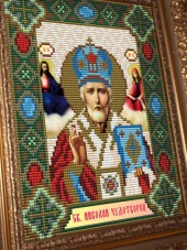 Набір для викладки алмазної мозаїкою Микола Чудотворець