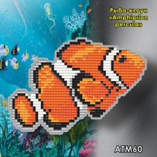 Магнит для выкладки алмазной мозаикой Рыба-клоун Art Solo АТМ60