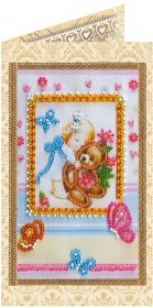 Набор - открытка для вышивки бисером Любимой доченьке Абрис Арт АО-139 - 97.00грн.
