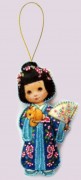 Набор для изготовления куклы из фетра для вышивки бисером Кукла. Япония