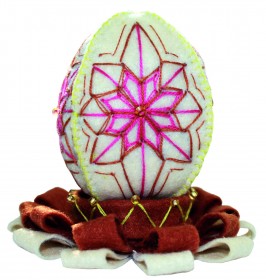 Набор для изготовления игрушки из фетра Пасхальное яйцо