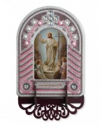 Набор для вышивки иконы с рамкой-киотом Воскресение Господа Иисуса Христа 