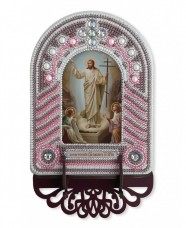 Набір для вишивання ікони з рамкою-киотом Воскресіння Господа Ісуса Христа
