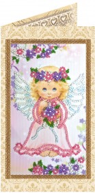 Набор - открытка для вышивки бисером Милый ангелочек Абрис Арт АО-133 - 97.00грн.