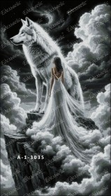 Схема вишивки бісером Вечна любов полная зашивка Едельвейс Эдельвейс А-1-3035 атлас - 587.00грн.