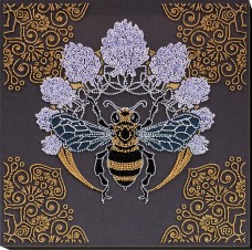 Набор для вышивки бисером Пчела в клевере Абрис Арт АВ-831