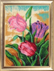 Набор для вышивки бисером Весенние тюльпаны Баттерфляй (Butterfly) 249Б