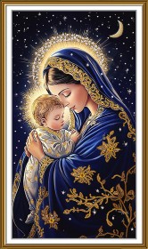 Набір для вишивання бісером Нова Слобода Матір та дитя НК3341