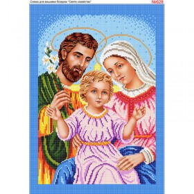 Схема вышивки бисером на габардине Святе сімейство Biser-Art 30х40-628 - 108.00грн.