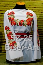 Заготовка для вышивки бисером Сорочка женская Biser-Art Сорочка жіноча SZ-25 (льон)