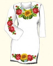 Заготовка женского платья для вышивки бисером  Biser-Art Сукня 6026 (габардин)