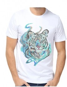 Мужская футболка для вышивка бисером Тигр Юма ФМ-24 - 374.00грн.