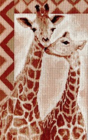 Набор для вышивки крестом Жирафы