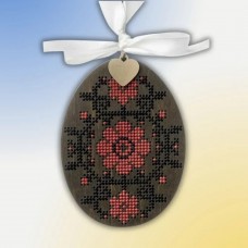 Набір для вишивання нитками на дерев'яній основі Wonderland Crafts Писанка. Запоріжжя FLW-099
