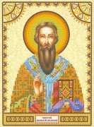 Схема для вышивки бисером на холсте Святой Василий