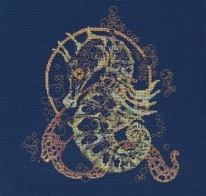 Набор для вышивки крестом Морской конек Абрис Арт АН-071