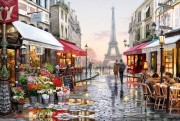 Набір для викладки алмазної мозаїкою Вуличка Парижа