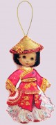 Набор для изготовления куклы из фетра для вышивки бисером Кукла. Китай