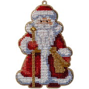 Набор для вышивания по дереву Дед Мороз