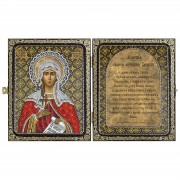 Набор для вышивки иконы в рамке-складне Св.Мц.Татьяна (Татиана) Римская