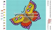 Схема для вышивки бисером на атласе Метелик -3