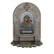 Перфорированная основа для вышивки бисером Богородица Казанская