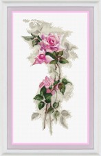 Набор для вышивки крестом Розовая нежность OLANTA VN-015