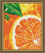 Набор для выкладки алмазной мозаикой Апельсин