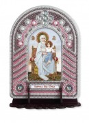 Набор для вышивки иконы с рамкой-киотом Песвятая Богородица Владычица 