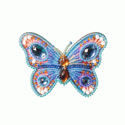 Набор для вышивки подвеса Голубая бабочка
