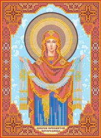 Схема для вышивки бисером на холсте Покров Пресвятой Богородицы Абрис Арт АСК-156 - 79.00грн.