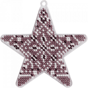 Набор для вышивки бисером на пластиковой основе Звезда