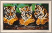 Набор для вышивки бисером Три тигренка