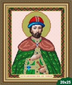 Малюнок на тканині для вишивання бісером Святий Олег