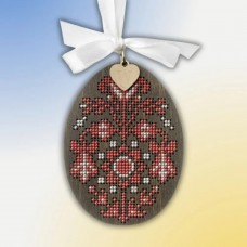 Набір для вишивання нитками на дерев'яній основі Wonderland Crafts Писанка. Харківщина FLW-095
