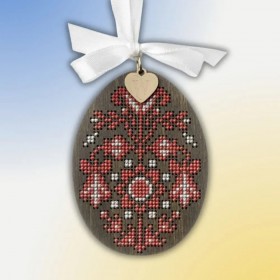 Набор для вышивки нитками на деревянной основе Wonderland Crafts Писанка. Харьковская область FLW-095