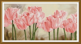 Набір для вишивання хрестиком Nova Sloboda Рожева сюїта СР1524 Набір для вишивання хрестиком Nova Sloboda Рожева сюїта СР1524