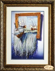 Набор для вышивки бисером Море в картине Tela Artis (Тэла Артис) НТК-022