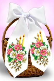 Бант пасхальный для вышивки бисером Бисер Арт В24077