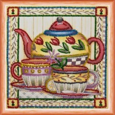 Набор для вышивки бисером Чай вдвоём Абрис Арт АМ-089