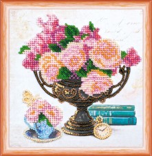 Набор для вышивки бисером Садовые цветы Абрис Арт АМ-169