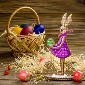 Набор для вышивки по дереву Кролик девочка Волшебная страна FLK-343 - 290.00грн.