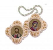 Набор для изготовления подвески Господь Вседержитель - Богородица Казанская
